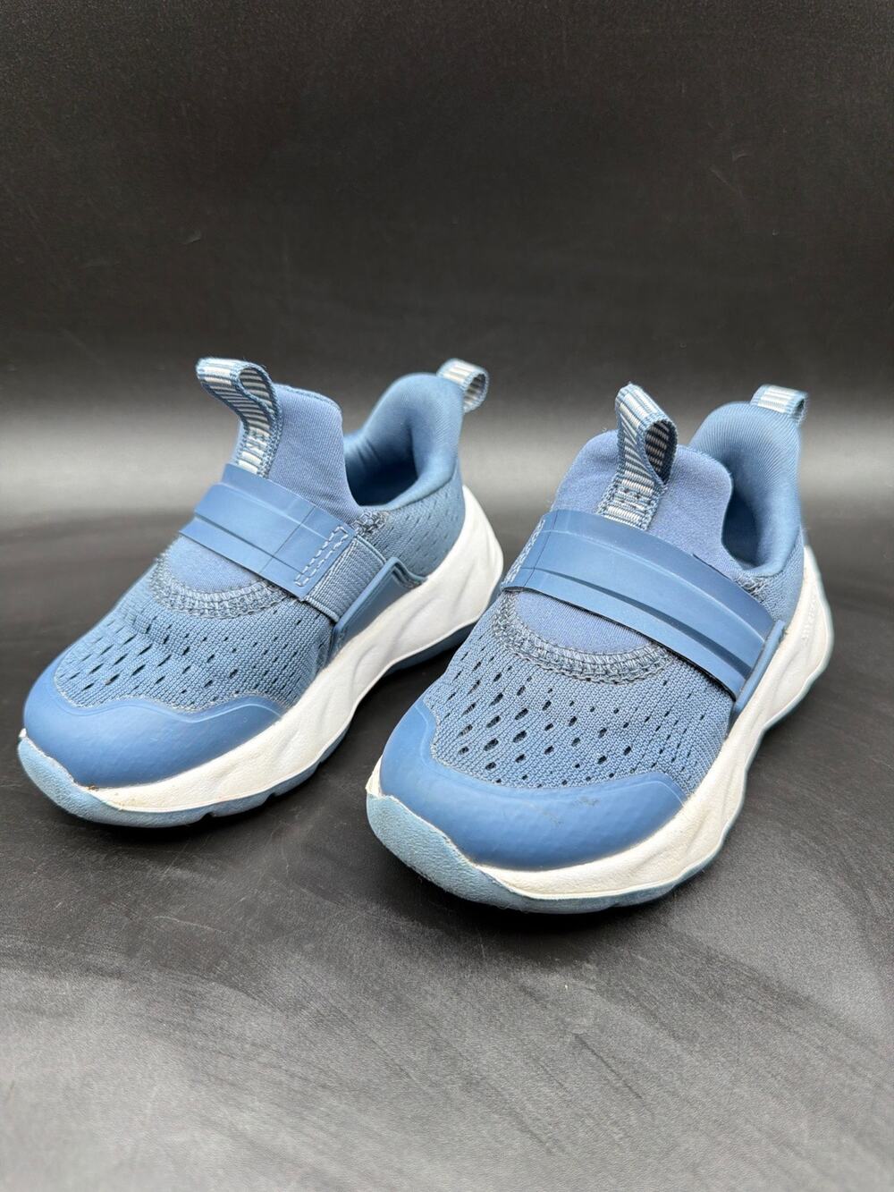 All in Motion Peyton Toddler Sneakers Light Blue Size 5T Hook Loop Washable